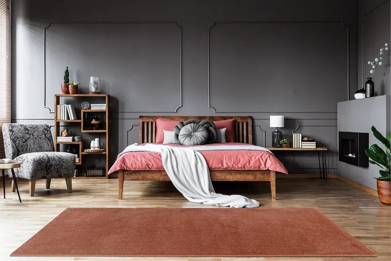 Sheraton Ryematte Rektangulær 160x230 cm - Terracotta - Tekstiler - Tepper & Matter - Moderne tepper - Ryeteppe