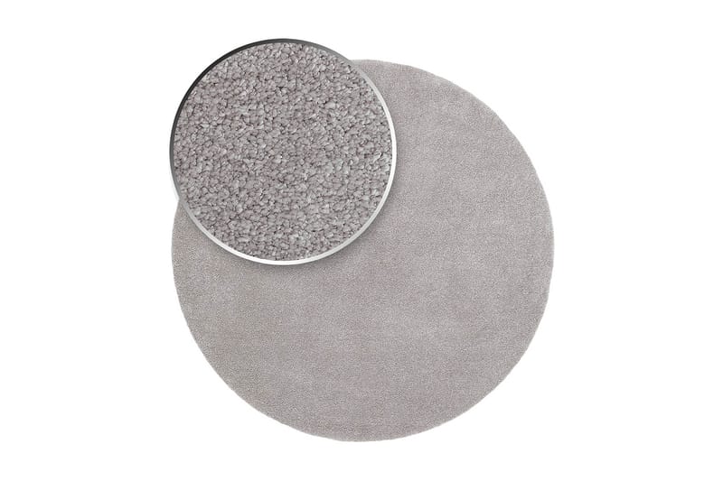 Sheraton Ryematte Rund 120 cm - Sølv - Tekstiler - Tepper & Matter - Moderne tepper - Ryeteppe