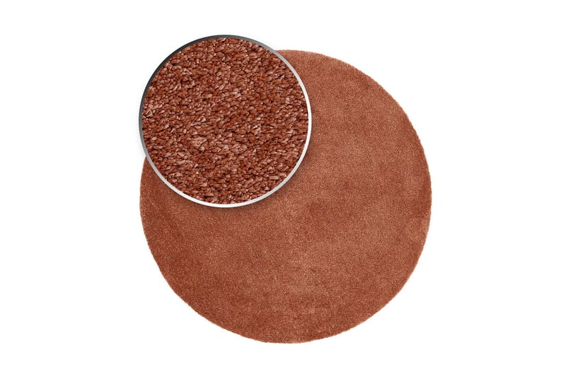 Sheraton Ryematte Rund 200 cm - Terracotta - Tekstiler - Tepper & Matter - Moderne tepper - Ryeteppe