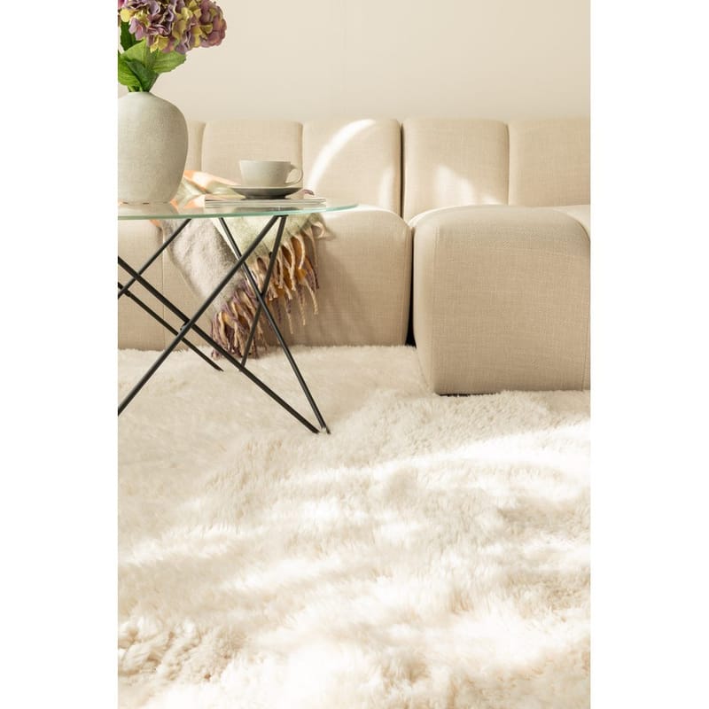 Ryeteppe Teddybear - 160x230 cm, Krem - Tekstiler - Tepper & Matter - Moderne tepper - Ryeteppe