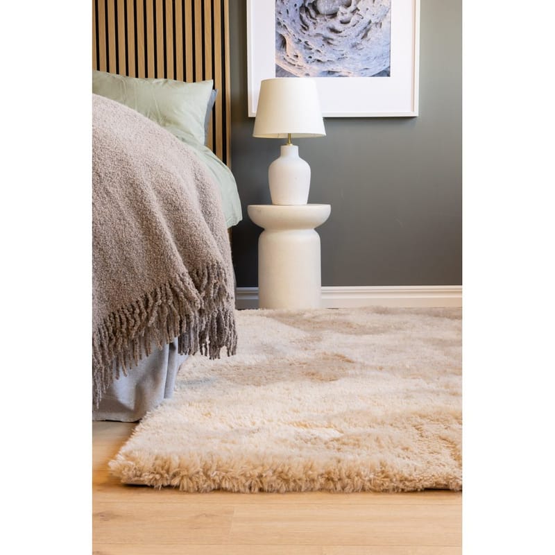 Ryeteppe Teddybear - 160x230 cm, Nature - Tekstiler - Tepper & Matter - Moderne tepper - Ryeteppe