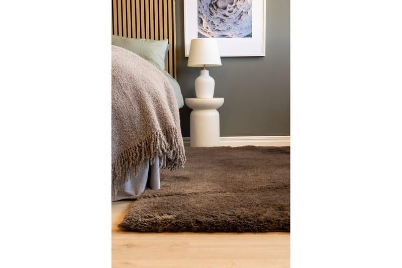 Ryeteppe Teddybear - 200x290 cm, Sjokolade - Tekstiler - Tepper & Matter - Moderne tepper - Ryeteppe