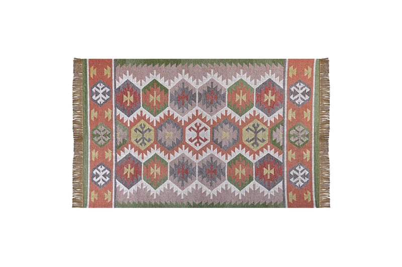 Sahbaz Ryeteppe 140x200 cm - Grønn - Tekstiler - Tepper & Matter - Moderne tepper - Ryeteppe