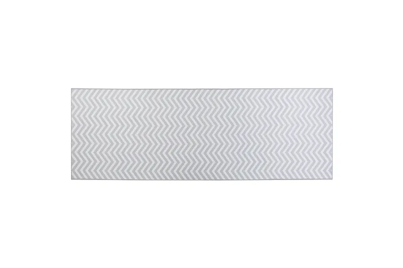 Saikheda Gangmatte 70x200 cm, Svart/hvit