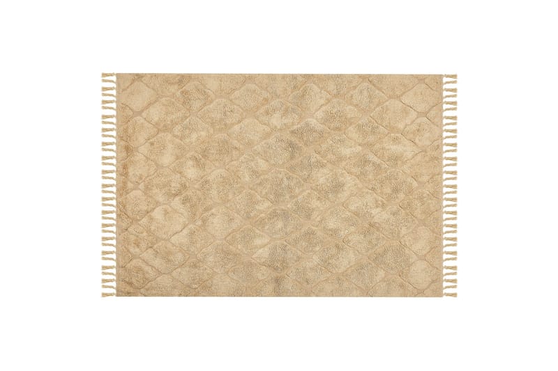 Sanliurfa Ryeteppe 140x200 cm - Beige - Tekstiler - Tepper & Matter - Moderne tepper - Ryeteppe