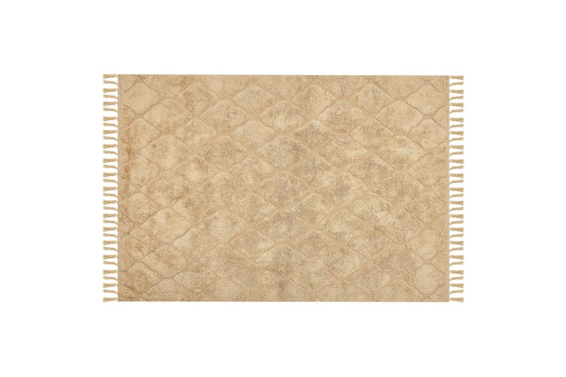 Sanliurfa Ryeteppe 140x200 cm - Beige - Tekstiler - Tepper & Matter - Moderne tepper - Ryeteppe