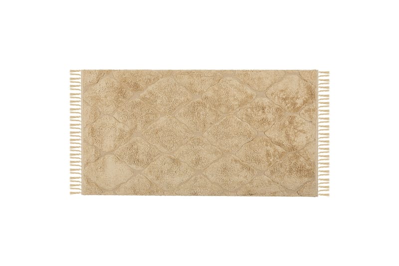 Sanliurfa Ryeteppe 80x150 cm - Beige - Tekstiler - Tepper & Matter - Moderne tepper - Ryeteppe