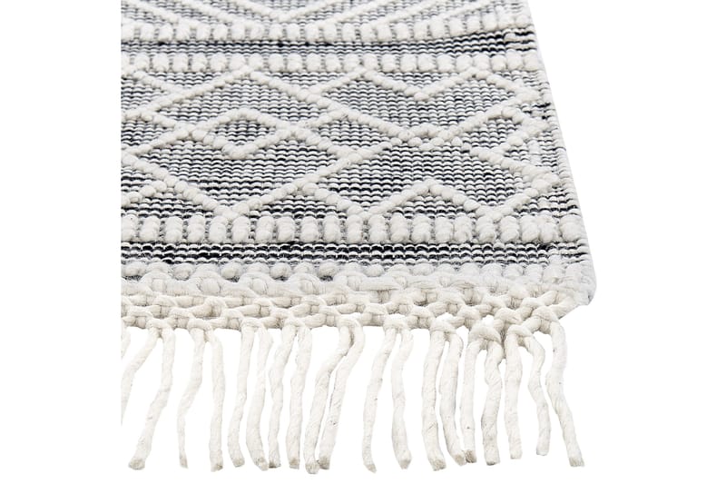 Savuca Ullteppe 160x230 cm - Svart/hvit - Tekstiler - Tepper & Matter - Moderne tepper - Ullteppe