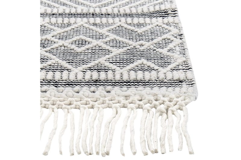 Savuca Ullteppe 160x230 cm - Svart/hvit - Tekstiler - Tepper & Matter - Moderne tepper - Ullteppe