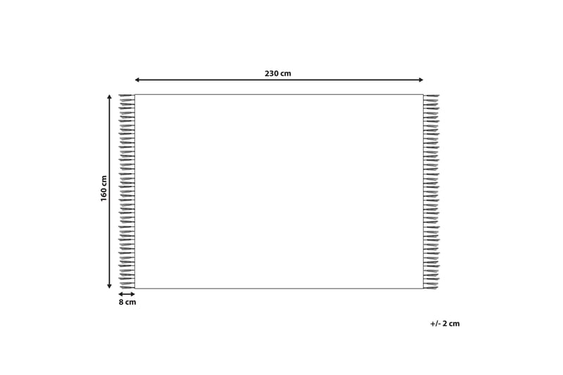 Savur Ullteppe 160x230 cm - Svart/hvit - Tekstiler - Tepper & Matter - Moderne tepper - Ullteppe