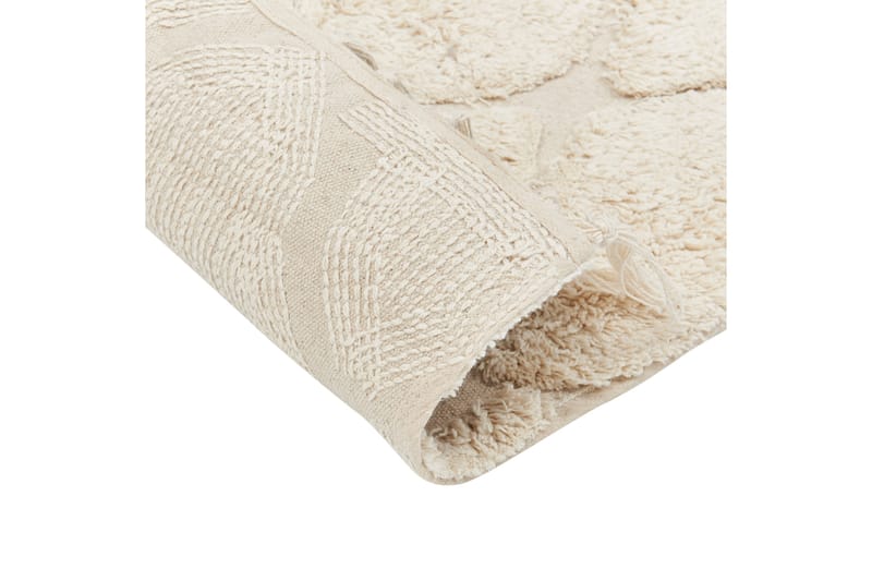 Silchar Bomullsteppe 140x200 cm - Beige - Tekstiler - Tepper & Matter - Moderne tepper - Bomullstepper