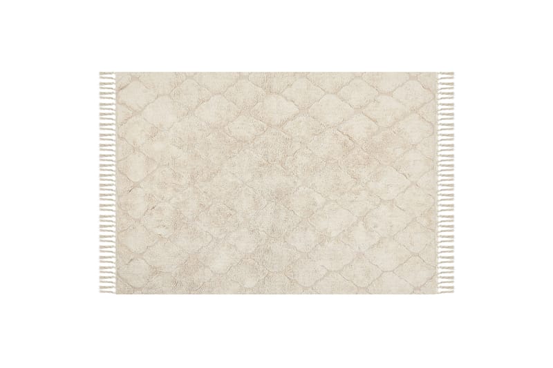 Silchar Bomullsteppe 140x200 cm - Beige - Tekstiler - Tepper & Matter - Moderne tepper - Bomullstepper