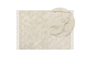 Silchar Bomullsteppe 140x200 cm - Beige - Tekstiler - Tepper & Matter - Moderne tepper - Bomullstepper