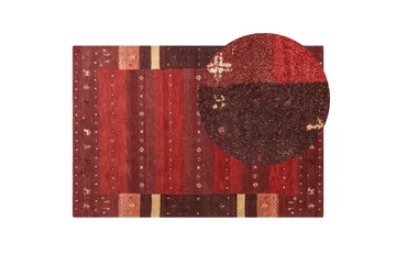Sinanli Ryeteppe 140x200 cm - Rød - Tekstiler - Tepper & Matter - Moderne tepper - Ullteppe