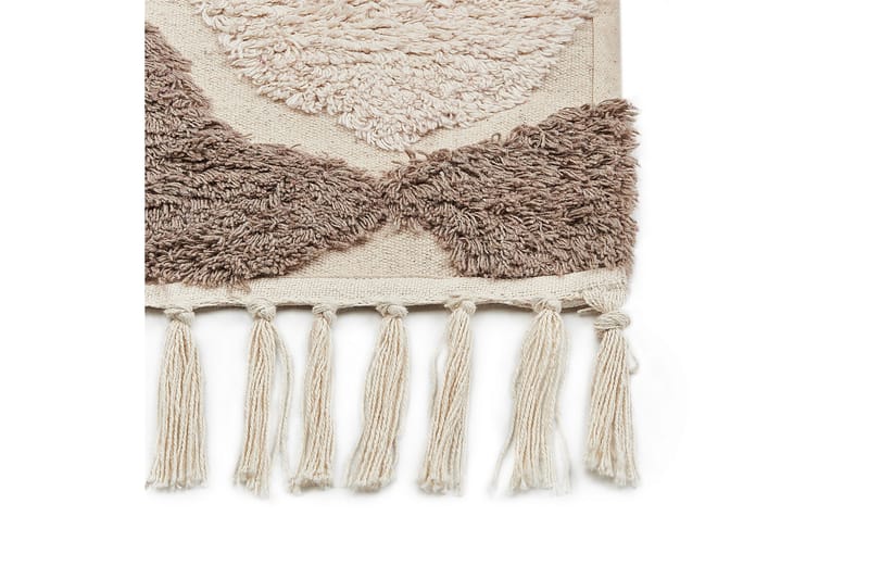 Sinop Bomullsteppe 140x200 cm - Brun - Tekstiler - Tepper & Matter - Moderne tepper - Bomullstepper