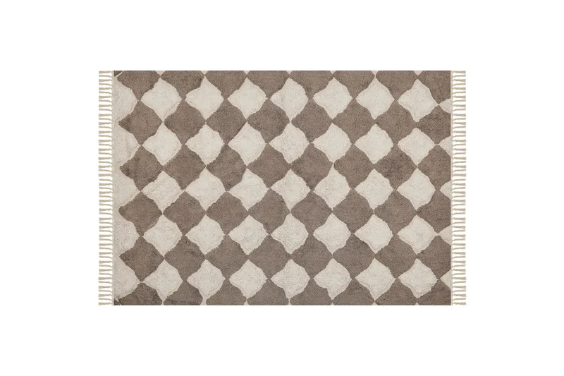 Sinop Bomullsteppe 160x230 cm, Brun