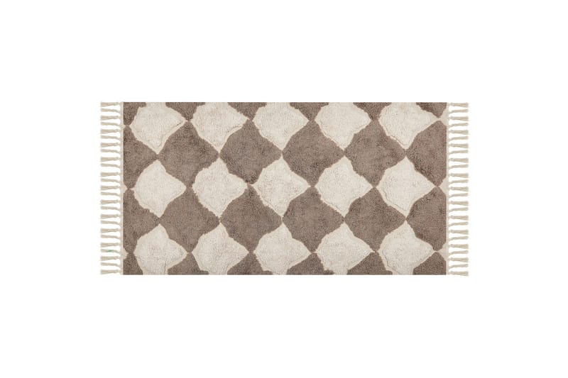 Sinop Bomullsteppe 80x150 cm, Brun