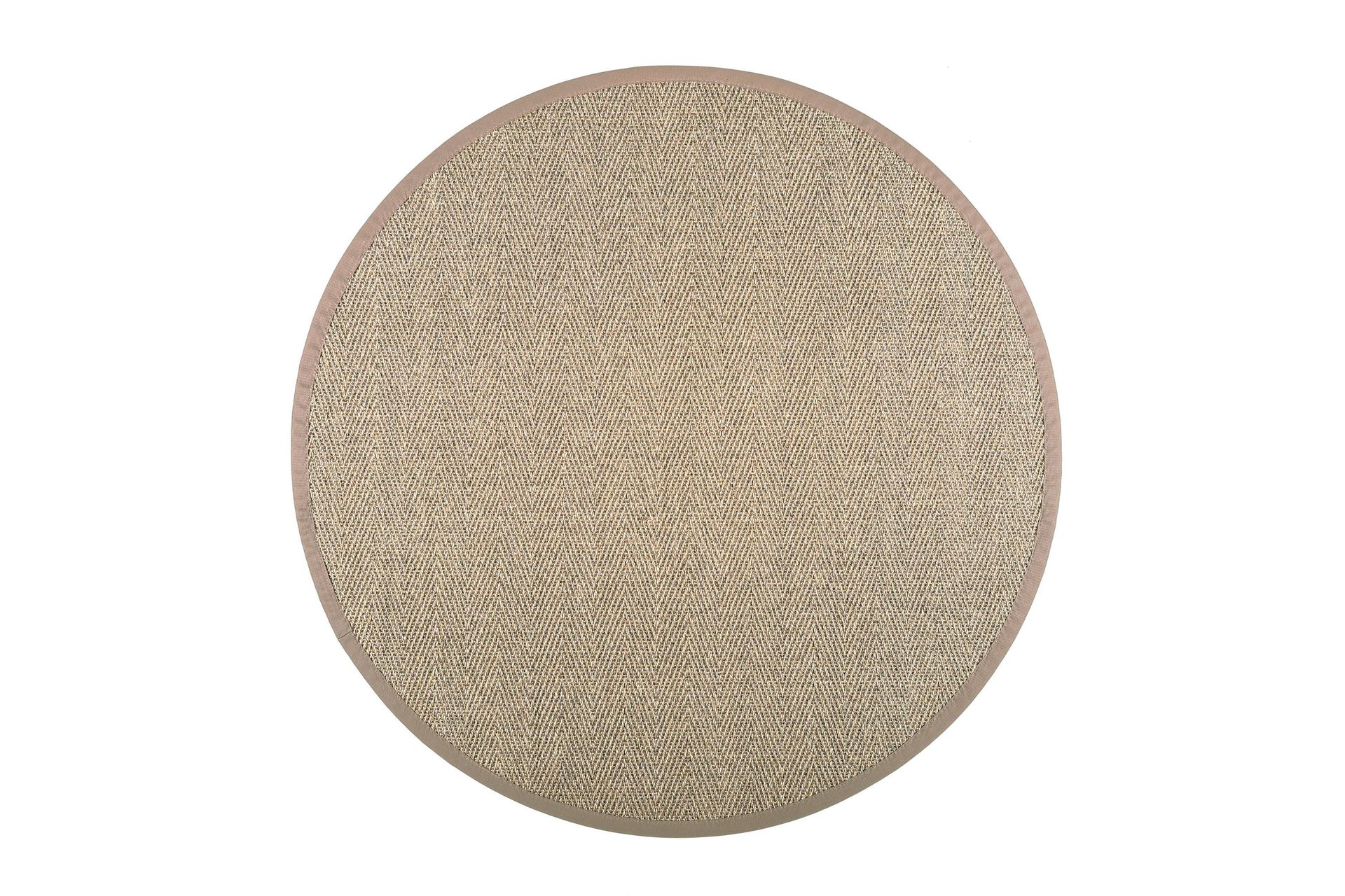 Barrakuda Matte Rund 133 cm Natur - VM Tepper