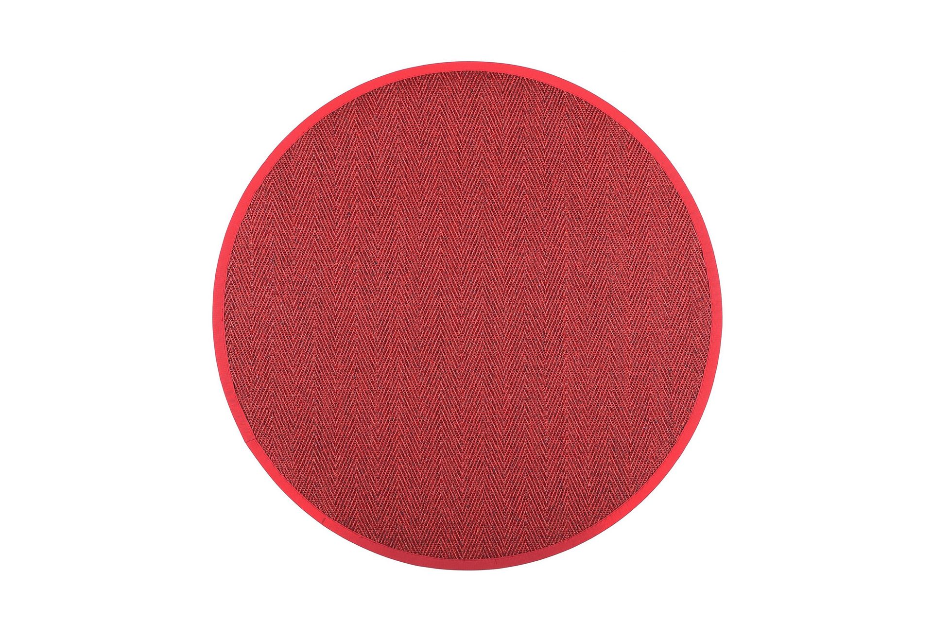 Barrakuda Matte Rund 133 cm Rød - VM Tepper