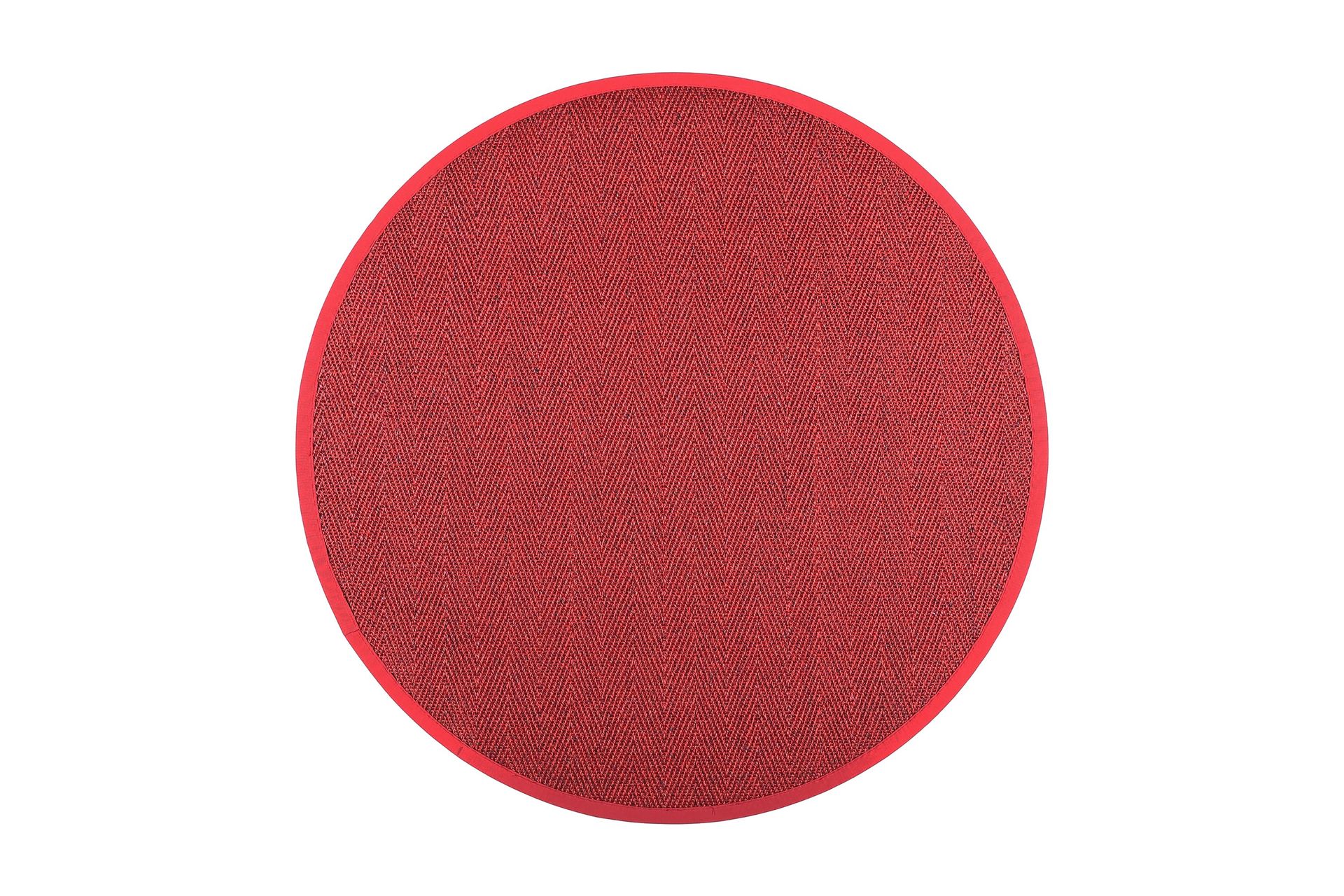 Barrakuda Matte Rund 160 cm Rød - VM Tepper