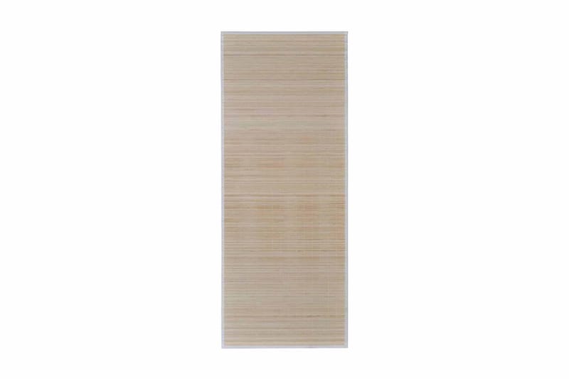 Firkantet Natural Bambus Teppe 120 x 180 cm - Beige - Sisaltepper - Jutematter & hampematter