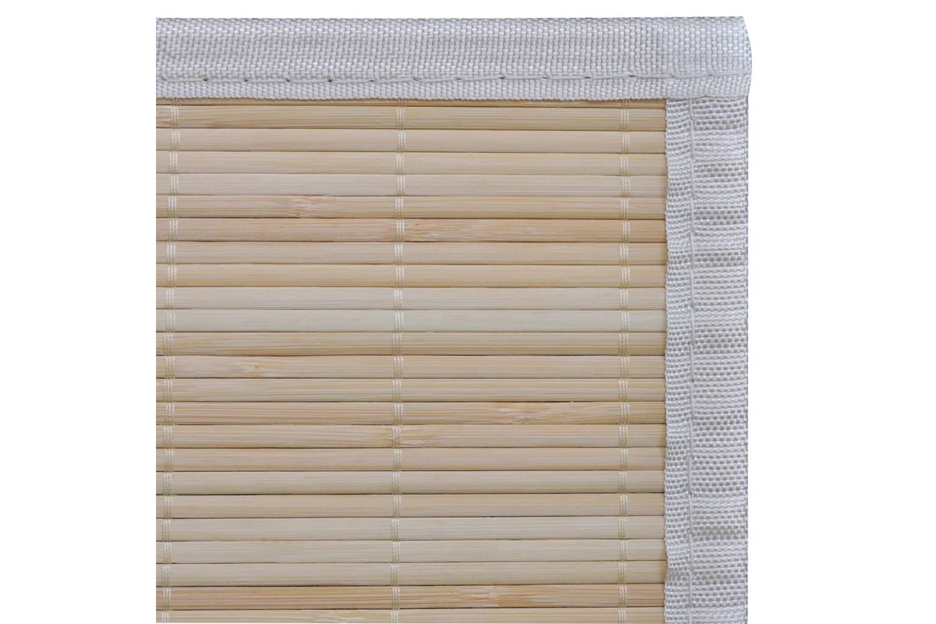 Firkantet Natural Bambus Teppe 120 x 180 cm - Beige - Tekstiler - Tepper & Matter - Moderne tepper - Sisaltepper