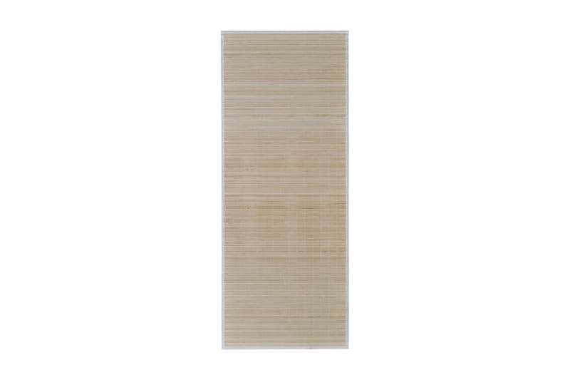 Firkantet Natural Bambus Teppe 80 x 300 cm - Beige - Tekstiler - Tepper & Matter - Moderne tepper - Sisaltepper