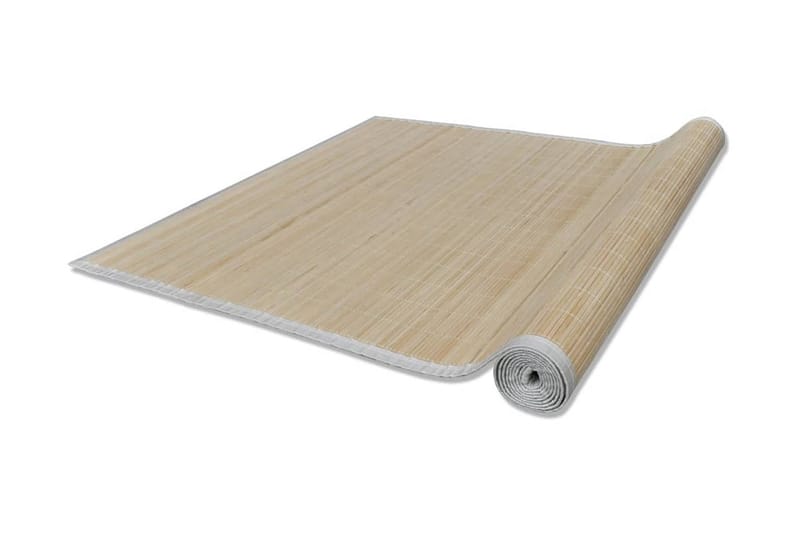 Firkantet Natural Bambus Teppe 80 x 300 cm - Beige - Tekstiler - Tepper & Matter - Moderne tepper - Sisaltepper
