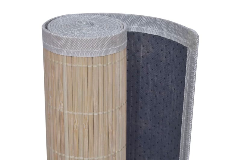 Firkantet Natural Bambus Teppe 80 x 300 cm - Beige - Sisaltepper - Jutematter & hampematter