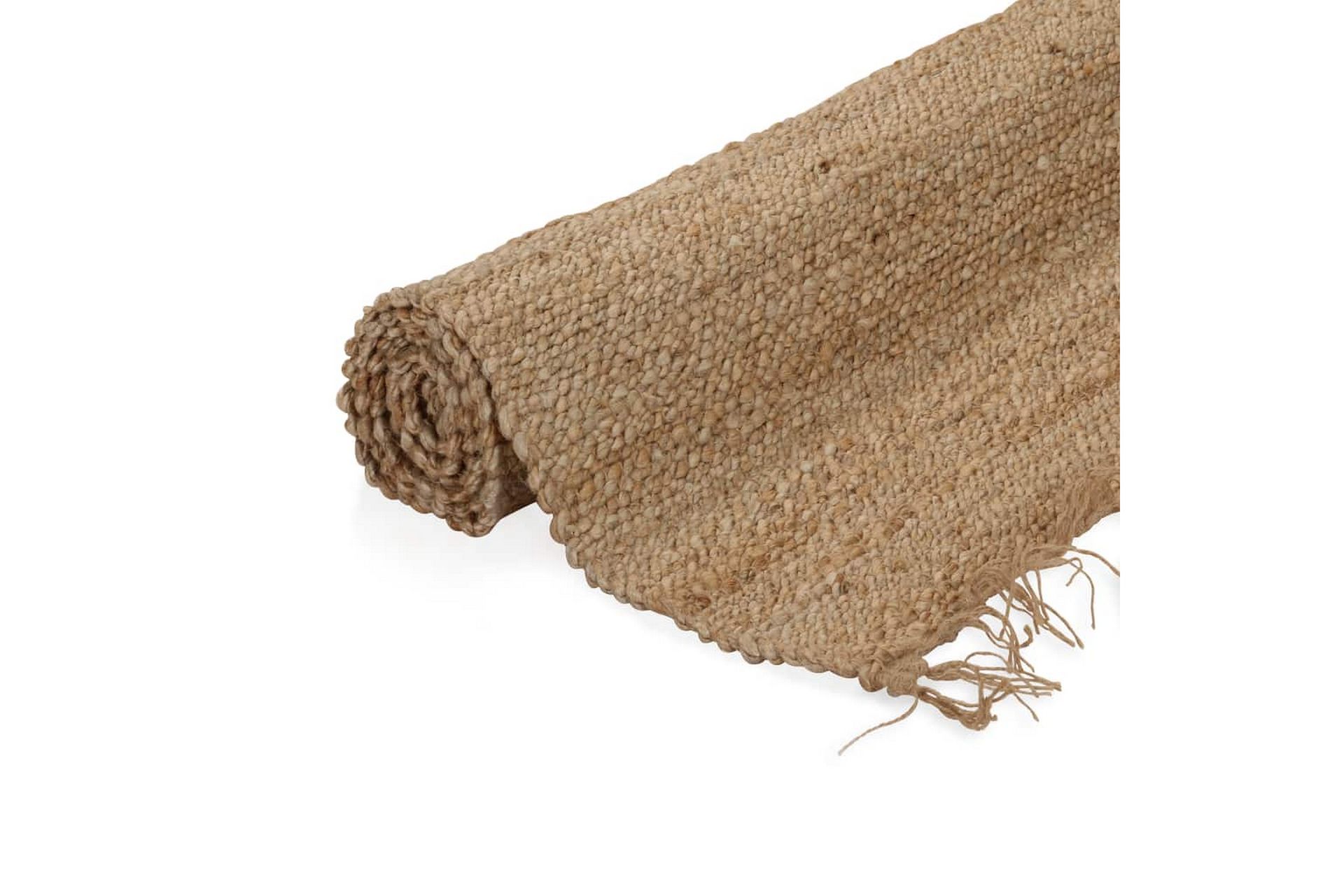 Håndvevd teppe jute stoff 120x180 cm naturell - Tekstiler - Tepper & Matter - Moderne tepper - Sisaltepper