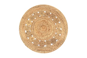 Matte flettet jute 90 cm rund - Natur - Tekstiler - Tepper & Matter - Moderne tepper - Sisaltepper