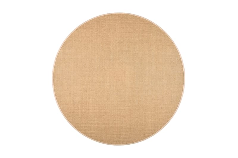 Sisal Matte Rund 200 cm Beige/Grå, Vm Carpet