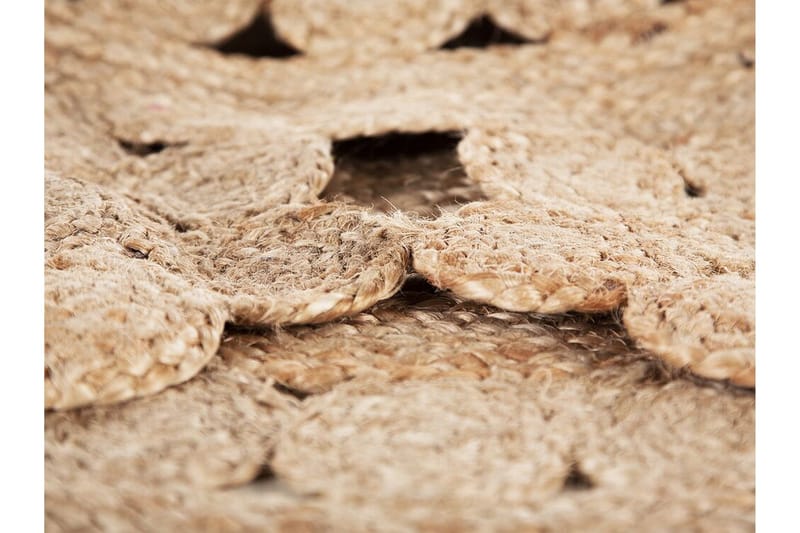 Szypowski Matte Flatvevd Rund 120 cm - Beige - Tekstiler - Tepper & Matter - Moderne tepper - Sisaltepper