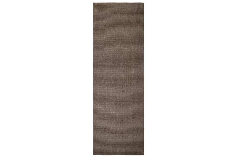 Teppe naturlig sisal 66x200 cm brun - Brun - Sisaltepper - Jutematter & hampematter