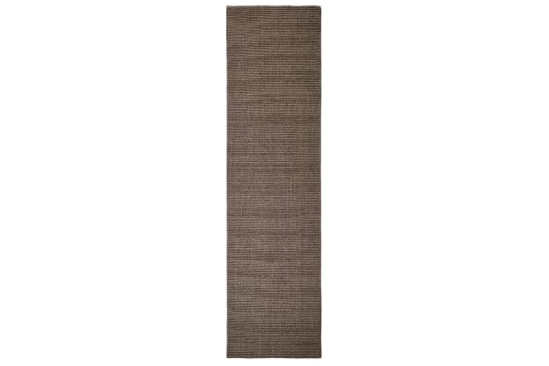 Teppe naturlig sisal 66x250 cm brun - Brun - Tekstiler - Tepper & Matter - Moderne tepper - Sisaltepper