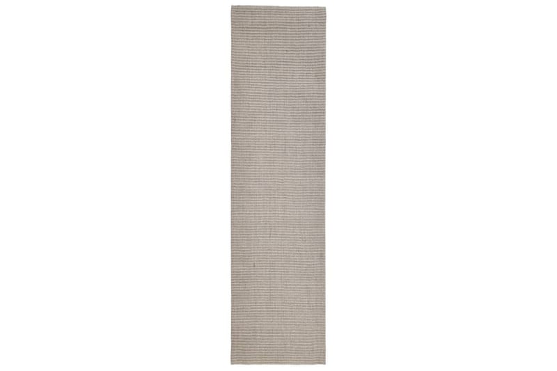 Teppe naturlig sisal 66x250 cm sand - Krem - Sisaltepper - Jutematter & hampematter