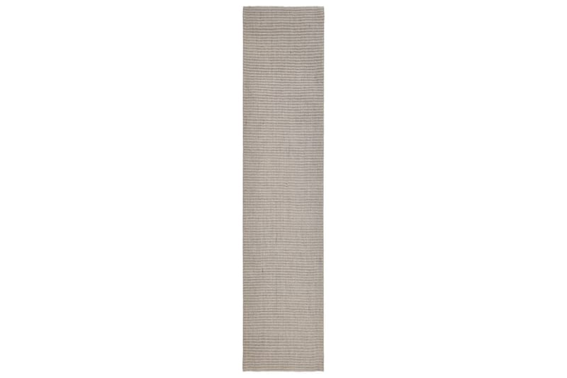 Teppe naturlig sisal 66x300 cm sand - Krem - Sisaltepper - Jutematter & hampematter