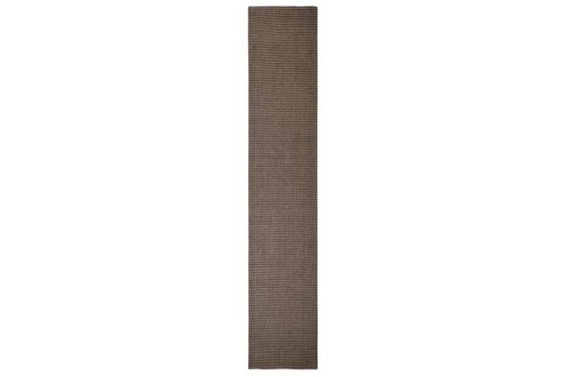 Teppe naturlig sisal 66x350 cm brun - Brun - Tekstiler - Tepper & Matter - Moderne tepper - Sisaltepper