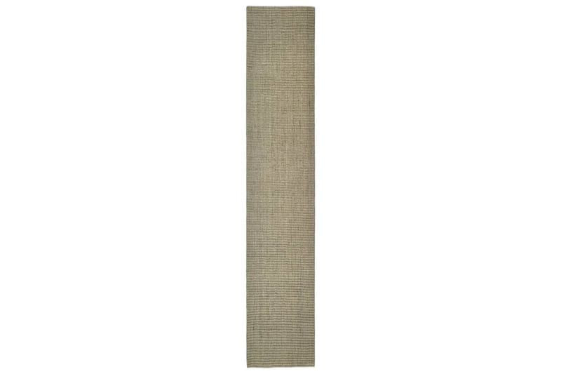 Teppe naturlig sisal 66x350 cm gråbrun - Taupe - Tekstiler - Tepper & Matter - Moderne tepper - Sisaltepper