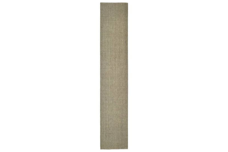 Teppe naturlig sisal 66x350 cm gråbrun - Taupe - Sisaltepper - Jutematter & hampematter