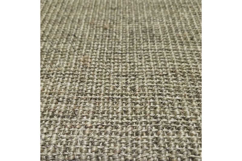 Teppe naturlig sisal 80x300 cm gråbrun - Taupe - Sisaltepper - Jutematter & hampematter