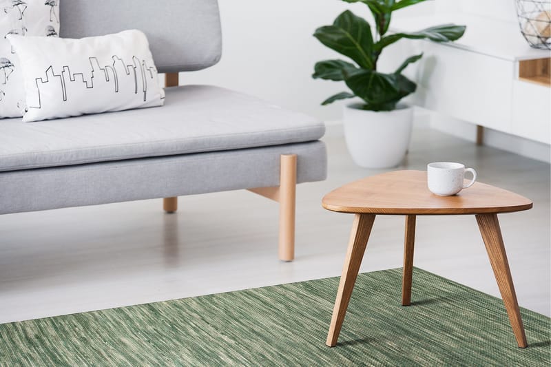 Skagen Ullmatte 160x230 cm Rektangulær - Grønnmelange - Tekstiler - Tepper & Matter - Moderne tepper - Ullteppe
