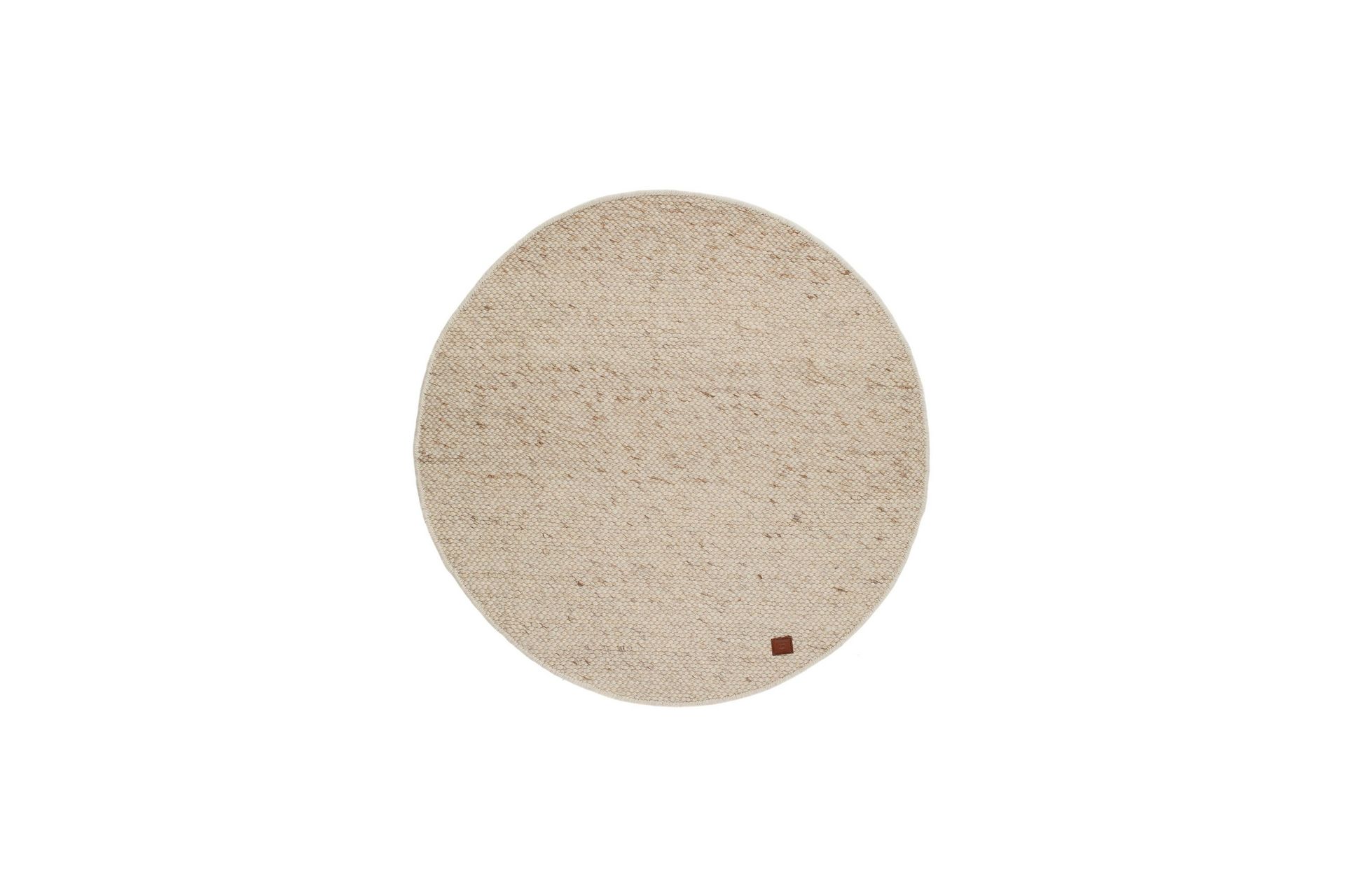 Skagen Ullmatte 300 cm Rund - Naturmelange