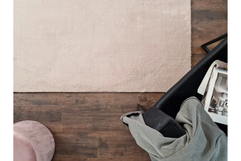 Soft Wiltonteppe 160x230 cm Rektangulær - Rosa - Tekstiler - Tepper & Matter - Moderne tepper - Wiltontepper