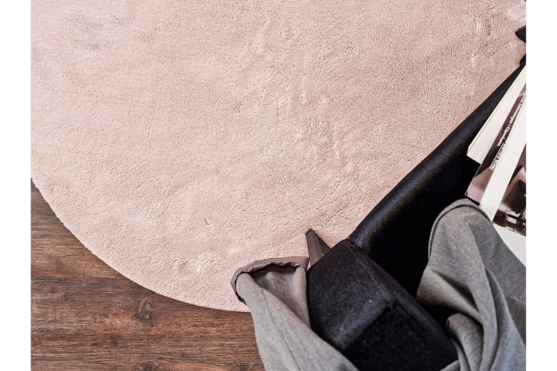 Soft Wiltonteppe 200 cm Rund - Rosa - Tekstiler - Tepper & Matter - Moderne tepper - Wiltontepper