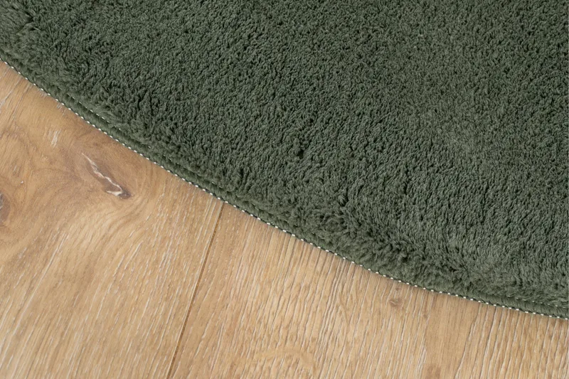 Soft Wiltonteppe 200 cm Rund - Smaragdgrønn - Tekstiler - Tepper & Matter - Moderne tepper - Wiltontepper