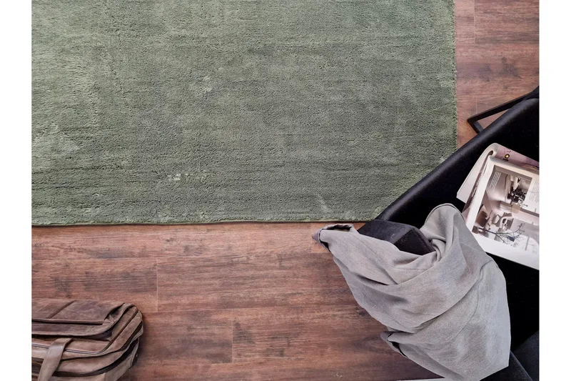 Soft Wiltonteppe 240x340 cm Rektangulær - Smaragdgrønn - Tekstiler - Tepper & Matter - Moderne tepper - Wiltontepper