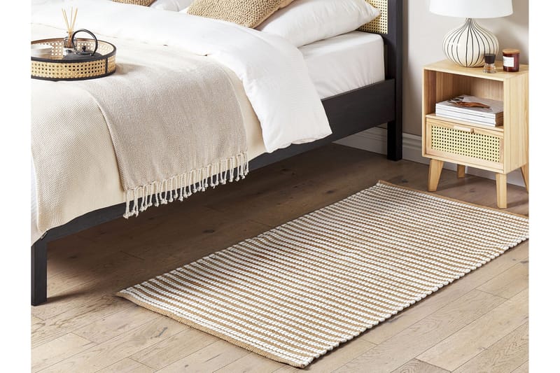 Sofulu Ryeteppe 80x150 cm - Brun - Tekstiler - Tepper & Matter - Moderne tepper - Bomullstepper