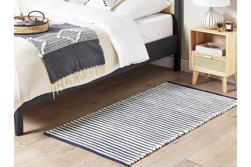 Sofulu Ryeteppe 80x150 cm - Hvit - Tekstiler - Tepper & Matter - Moderne tepper - Ryeteppe