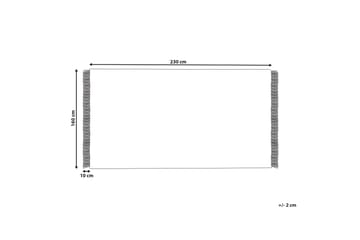 Somek Bomullsteppe 160x230 cm - Beige - Tekstiler - Tepper & Matter - Moderne tepper - Bomullstepper